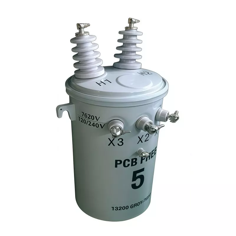 Como um transformador montado em poste de 5KVA melhora a eficiência da distribuição de energia?